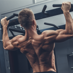 man performing pull ups